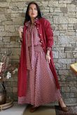 Nonni Gingham Ripley Skirt Sangria